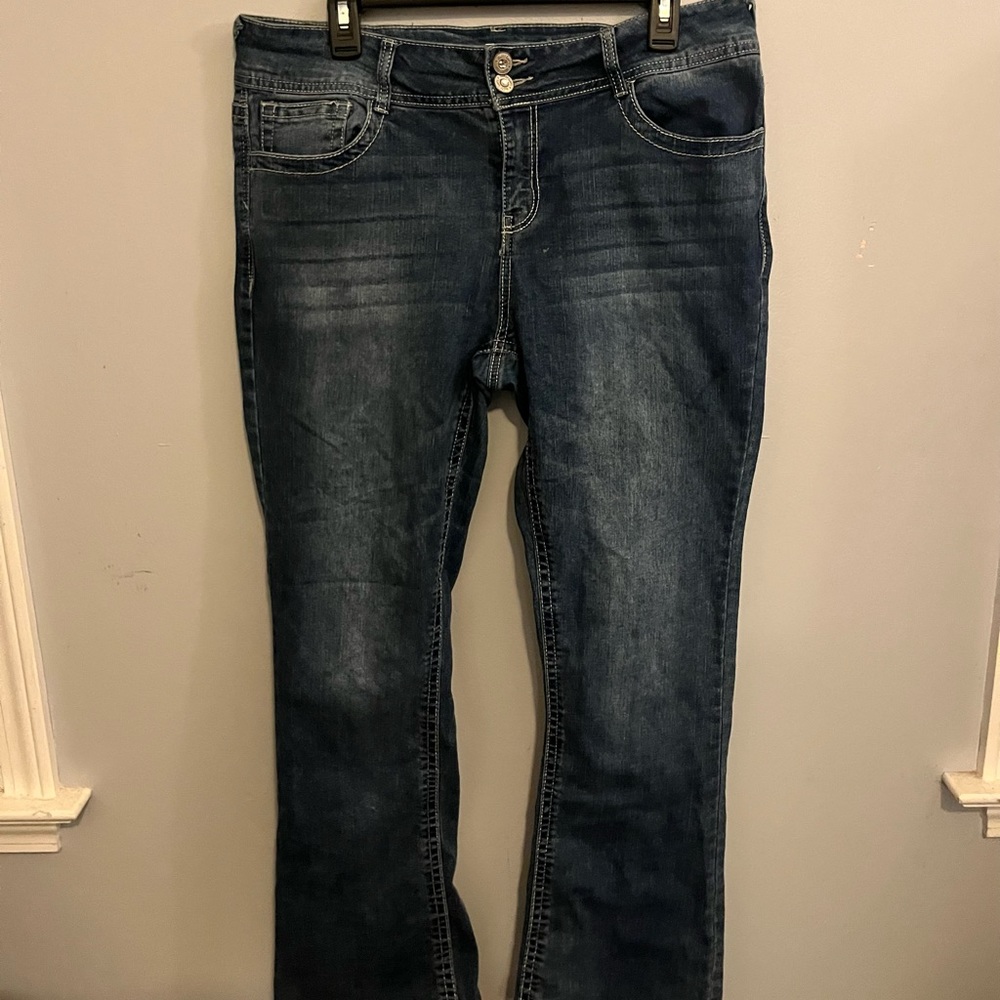 cute and comfy boot cut jeans
